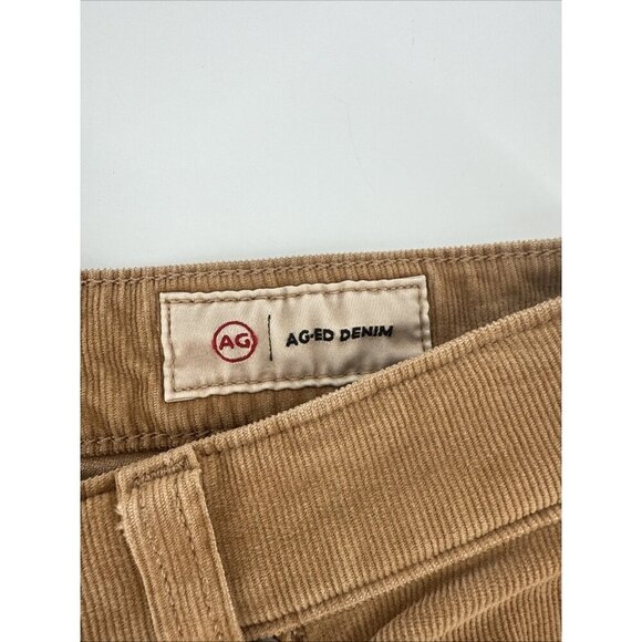 AG DENIM women’s size 24 Tan camel MARI High-Rise Slim Straight Corduroy Jeans - Picture 11 of 14